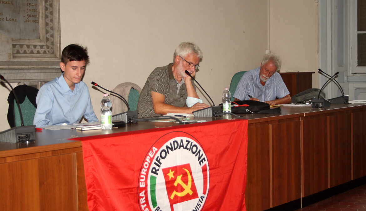 XI congresso provinciale del Partito della Rifondazione Comunista, Federazione di Pavia.