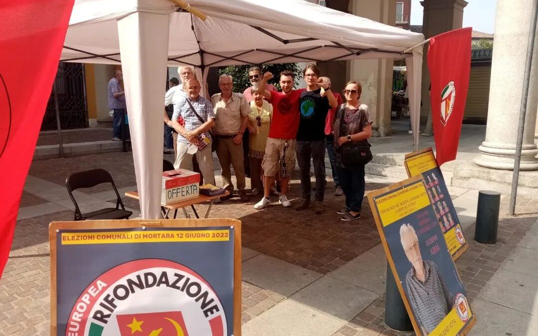 INCONTRO CON I/LE CANDIDATI/E DELLA LISTA DEL PARTITO DELLA RIFONDAZIONE COMUNISTA