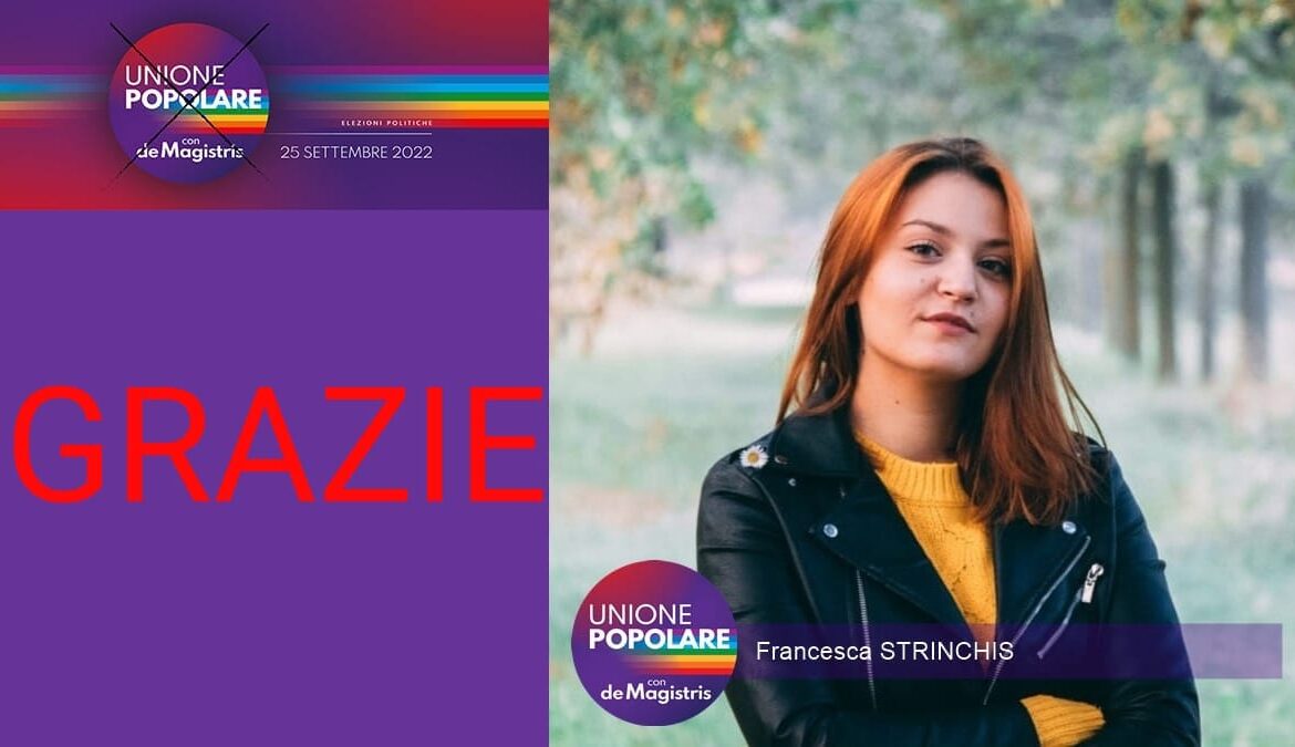 Francesca Strinchis: due conti sui dati delle elezioni politiche del 25 settembre Francesca Strinchis: due conti sui dati delle elezioni politiche del 25 settembre