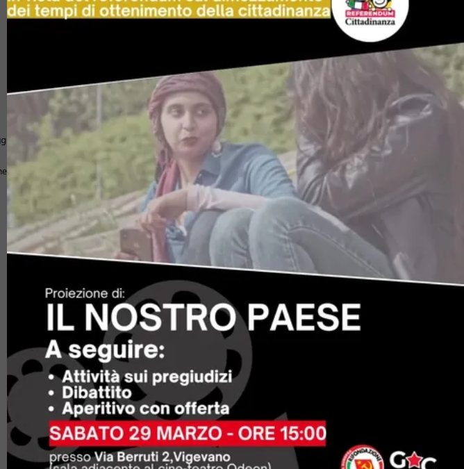 In vista del Referendum sul dimezzamento dei tempi di ottenimento della cittadinanza