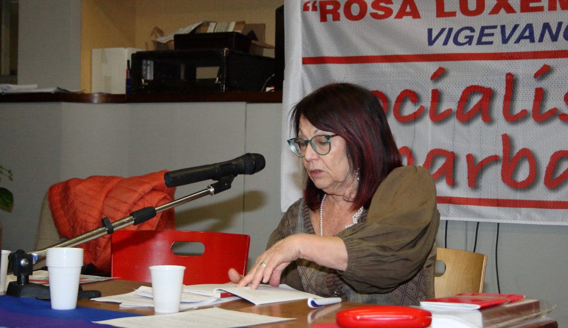 Lidia Menapace: intervento di Giovanna Capelli nell’incontro pubblico del 12 Aprile 2025 nella biblioteca civica di Vigevano