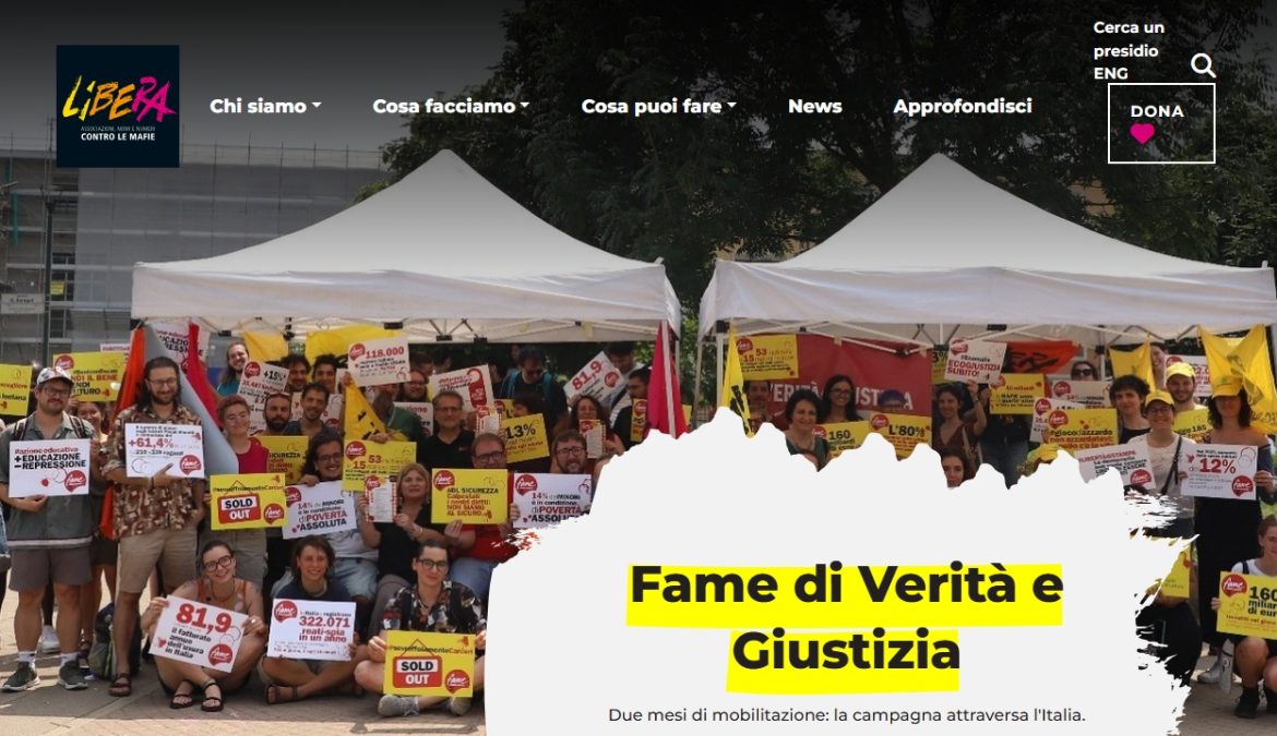 Festa tesseramento Libera a Vigevano! Fame di verità e giustizia