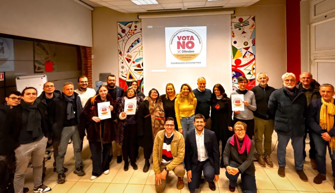 NASCE A PAVIA IL COORDINAMENTO PROVINCIALE PER IL NO AL REFERENDUM SULLA GIUSTIZIA