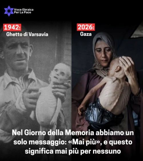 NEL GIORNO DELLA MEMORIA ABBIAMO UN SOLO MESSAGGIO: “MAI PIU’”, E QUESTO SIGNIFICA MAI PIU’ PER NESSUNO
