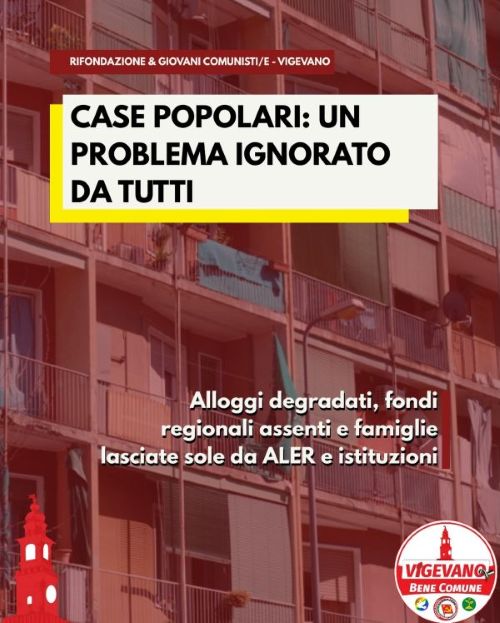 Case popolari a Vigevano: un problema ignorato da tutti