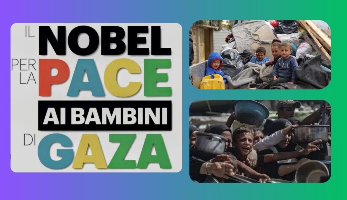 Il Nobel per la pace ai bambini di Gaza: un riconoscimento per tutta l’infanzia in guerra
